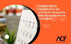Acompanhe Os Vencimentos Acf Consultoria - ACF Assessoria Contábil e Fiscal | Contabilidade em Santo André